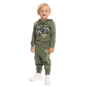 Monster Jam Toddler Boys Hooded Graphic Sweatshirt and Jogger Pants Set 12M